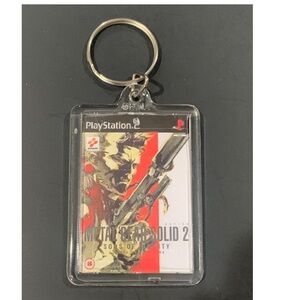 PS2 Metal Gear Solid 2 Video Game Keychain